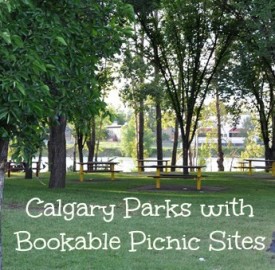 Calgary Parks with bookable picnic sites