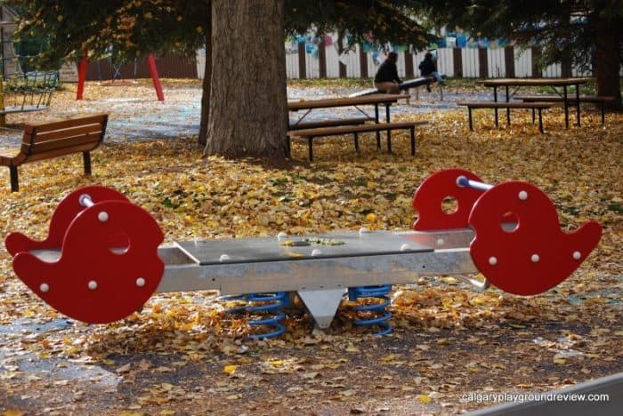 Nellie Breen Park in the fall - - Calgary Parks with Great Fall Leaves