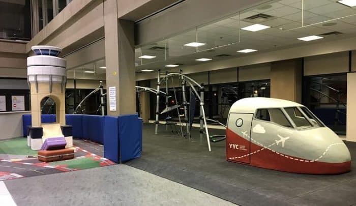 Calgary Airport children's play area - free indoor fun