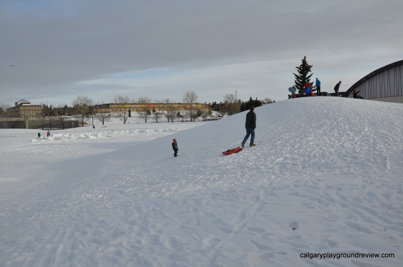 Toboggan Hills in Calgary