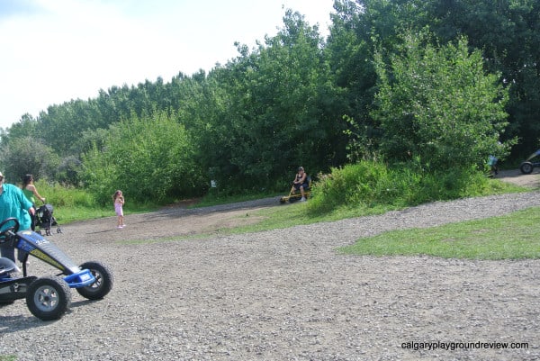 Pedal track and pathway 