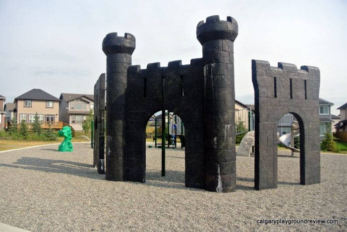 Nolan Hill Castle Playground - calgaryplaygroundreview.com