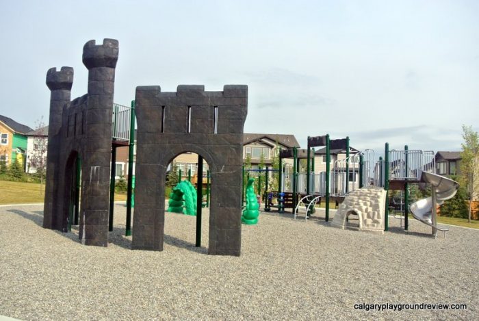 Nolan Hill Castle Playground - calgaryplaygroundreview.com