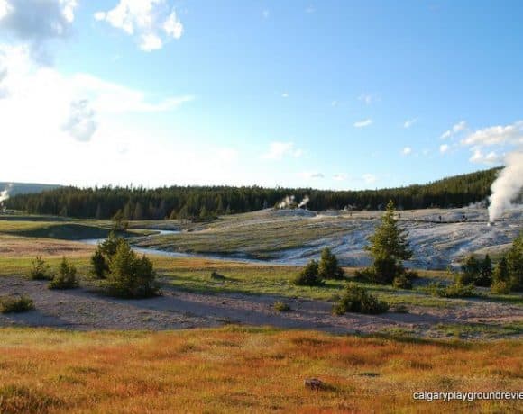 Geyser Hill - Yellowstone National Park