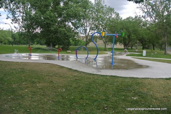 Medicine Hat Playgrounds, Parks and Spray Parks - Strathcona Island Park Spray Park - Medicine Hat