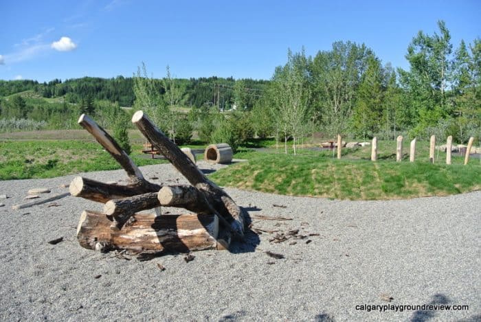 Best Cochrane Playgrounds - Riverfont Park Natural Playground - Calgary, AB