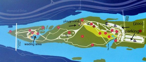 St. Patrick's Island Map