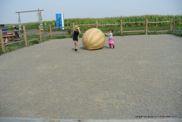 Giant corn shaped ball