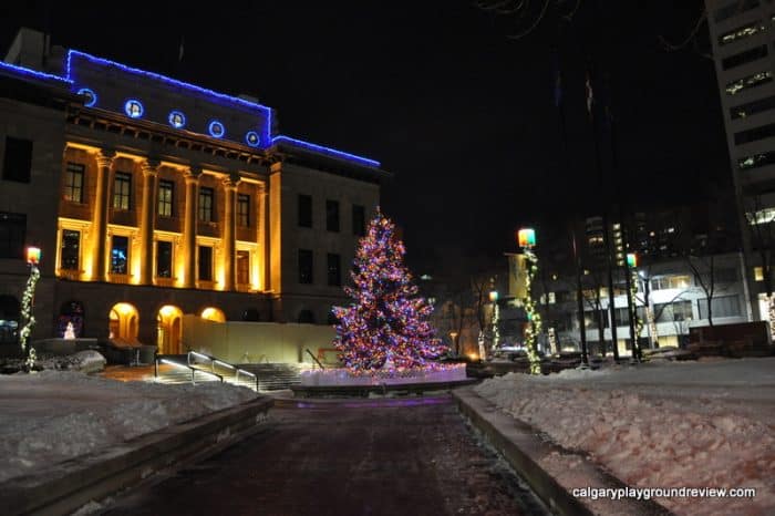 McDougall Centre - Christmas lights