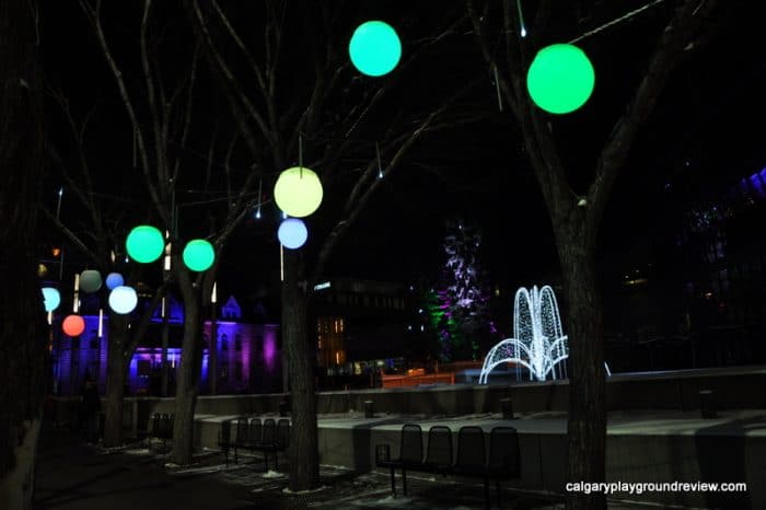 Calgary City Hall Christmas Lights 