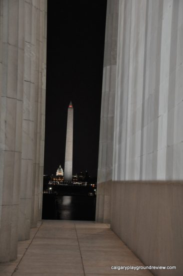 Washington Monument at the Lincoln Memorial - Washginton, DC