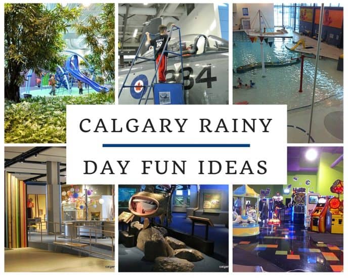 Calgary Rainy Day Fun Ideas Graphic