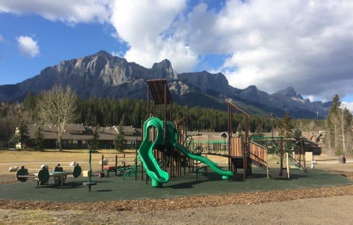 West Canmore Park playground