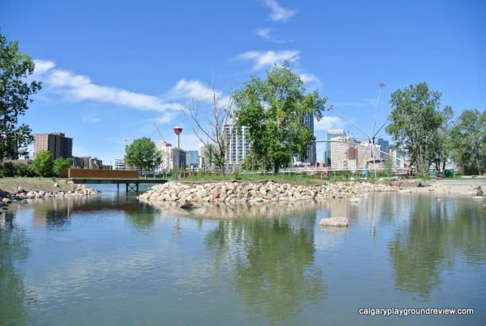 Calgary Staycation - View from St. Patrick's Island