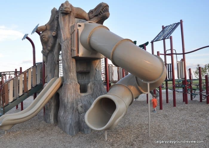 Leduc Meadowview - Dinosaur - Awesome Edmonton Playgrounds - South of the River Playground