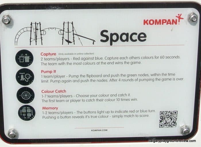 Kompan Space Game instructions