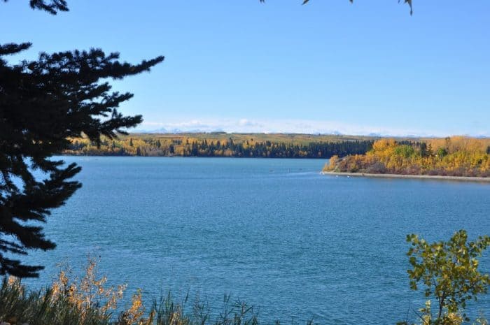 Glenmore Reservior in the Fall