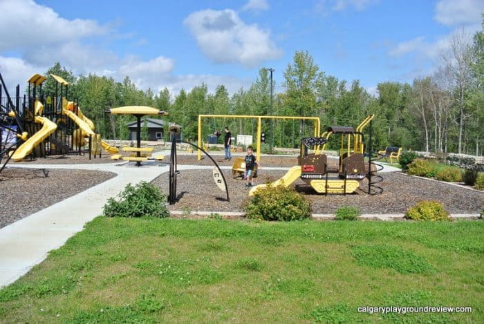 Marnevic Memorial Park Heavy Construction Equipment Playground - Fox Creek, AB