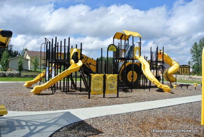 Marnevic Memorial Park Heavy Construction Equipment Playground - Fox Creek, AB