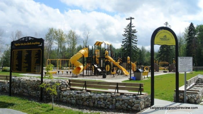 Marnevic Memorial Park Heavy Construction Equipment Playground - Fox Creek, AB