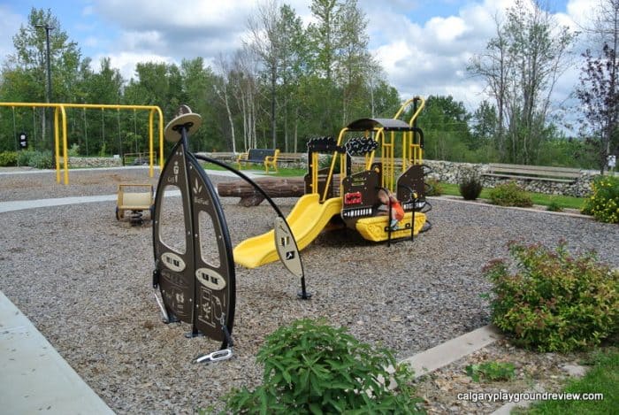 Marnevic Memorial Park Heavy Construction Equipment Playground - Fox Creek, AB