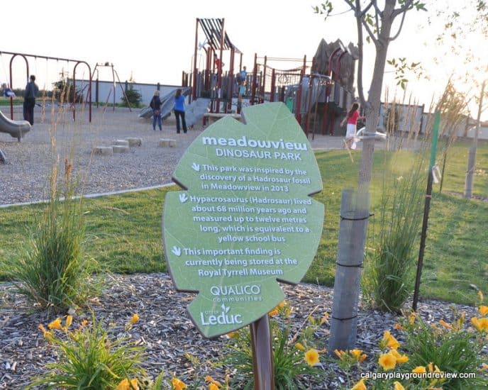 Meadowview Dinosaur Playground, Leduc, AB