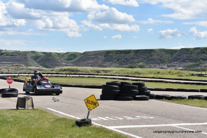 Go carts - Cactus Coulee Fun Park - Drumheller With Kids