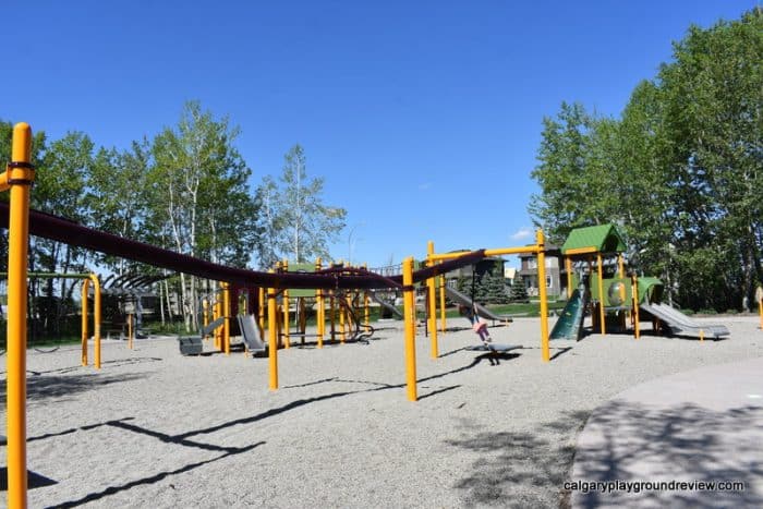 Walden Grove Playground with zipline - Calgary's best playgrounds 2019