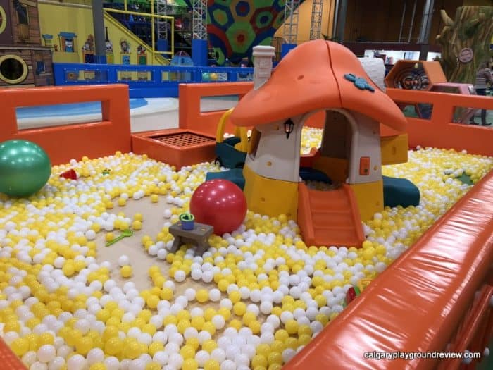 Toddler area ball pit at the Big Box