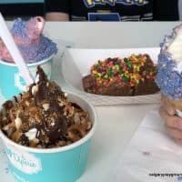 Ice Cream sundaes and cones