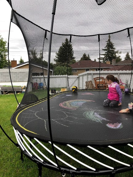 Backyard Giveaway with Springfree Trampoline - calgaryplaygroundreview.com
