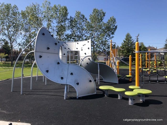 playground equipment at Harvest hills playground