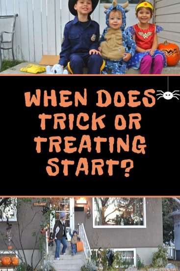 When Does Trick or treating start in Calgary?