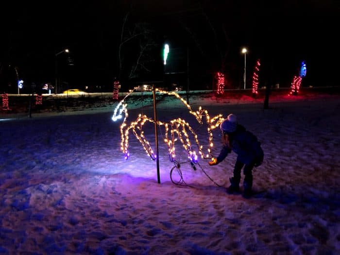 Reindeer Lions Festival of Lights- Calgary Christmas Light Displays