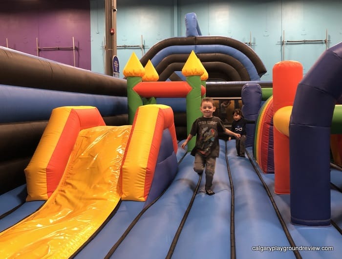 inside of the toddler area - inflatable play area
