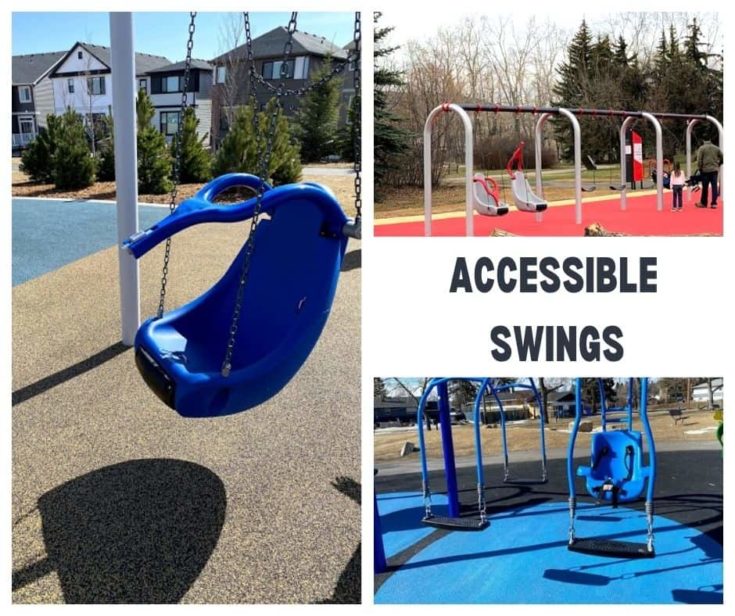 Calgary Playgrounds with Accessible Swings
