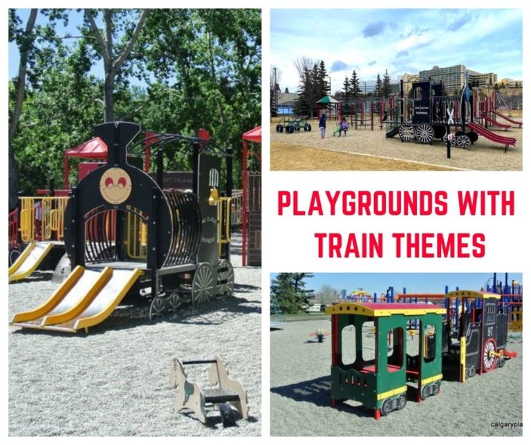 Playgrounds with Train Themes