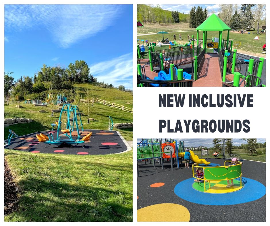 Reviews of the City of Calgary's 10 New Inclusive Playgrounds